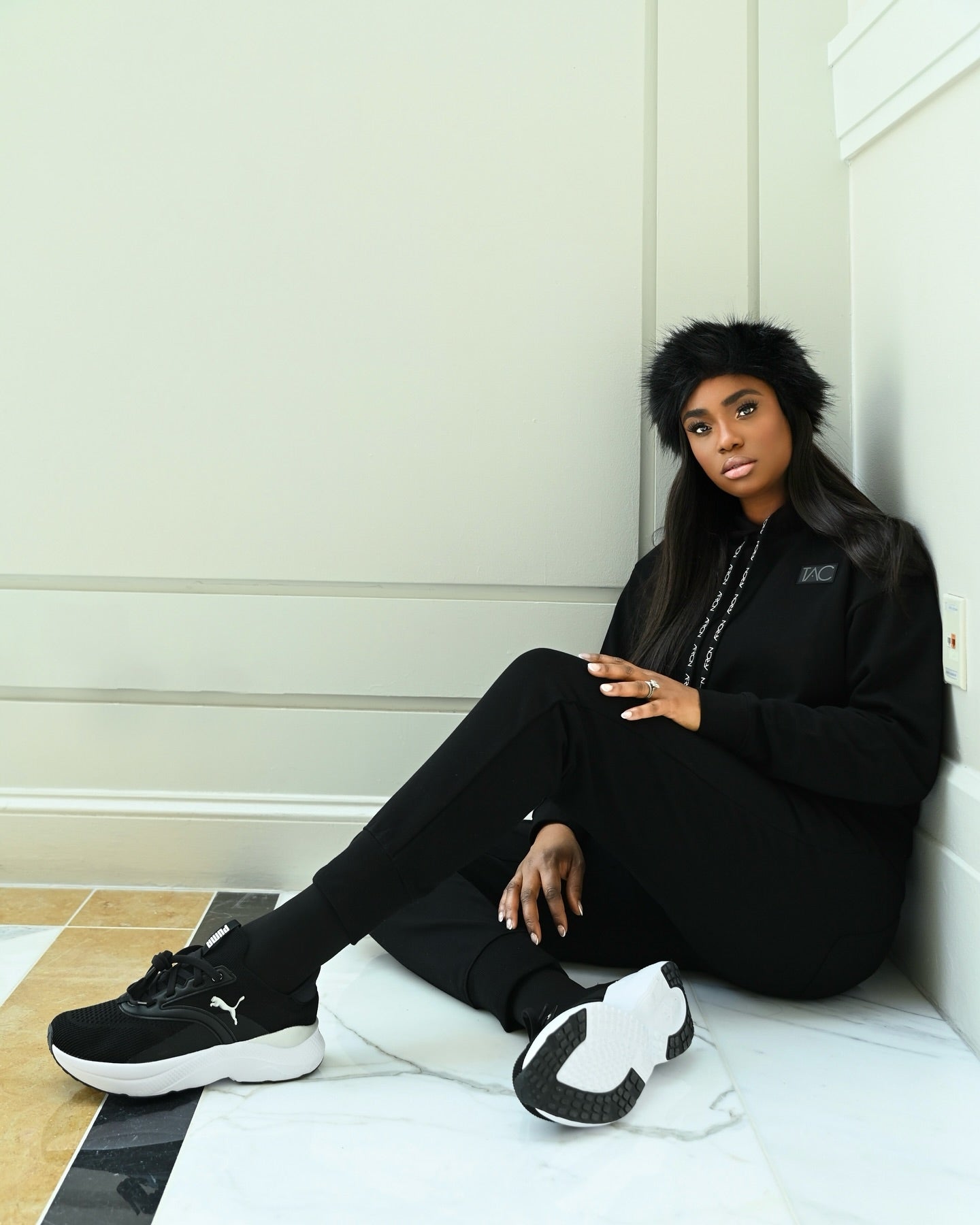 Special Restock- Black Monochrome Hoodie and Jogger Set.