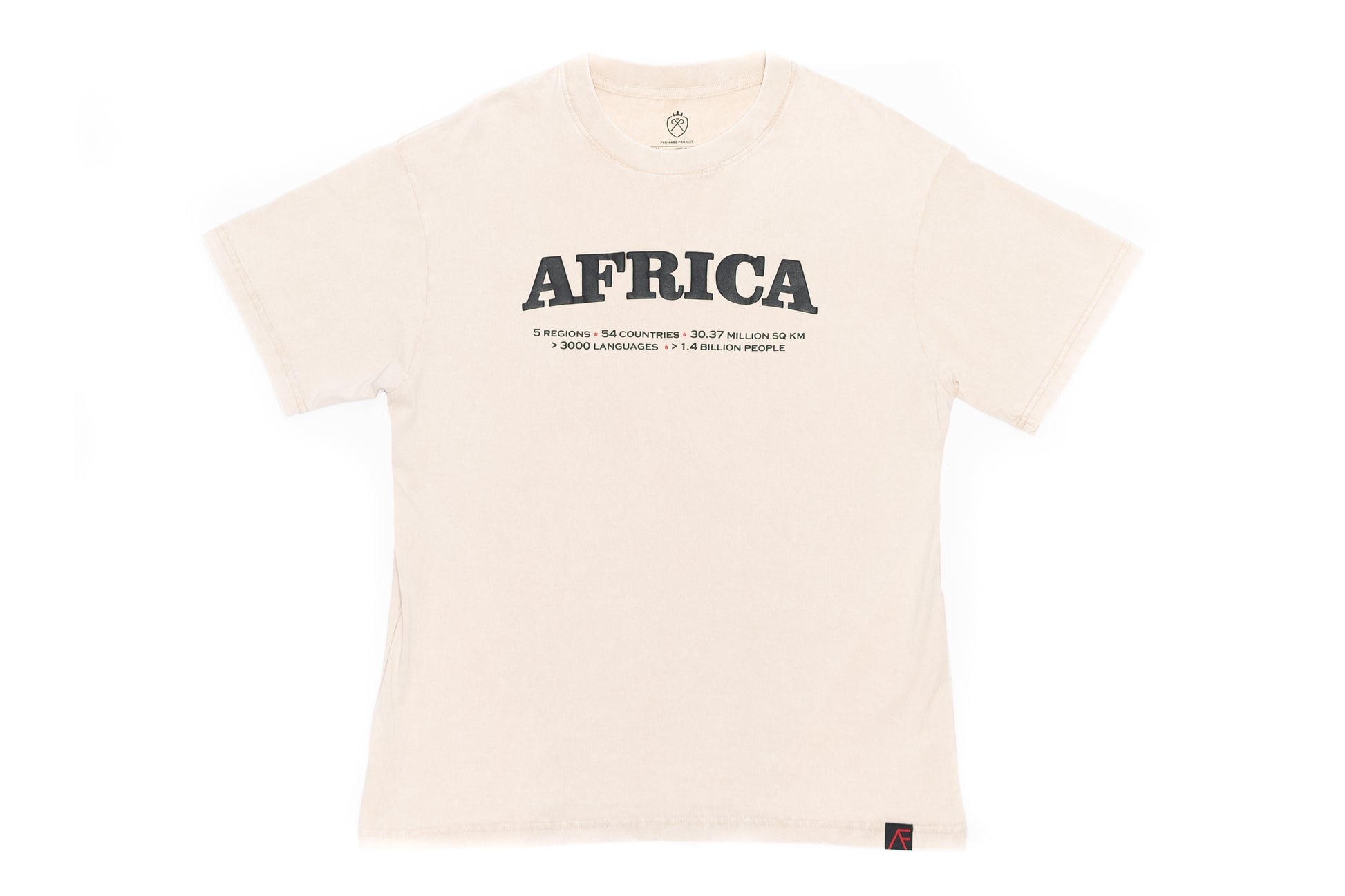 All African Vintage Tee- Ivory