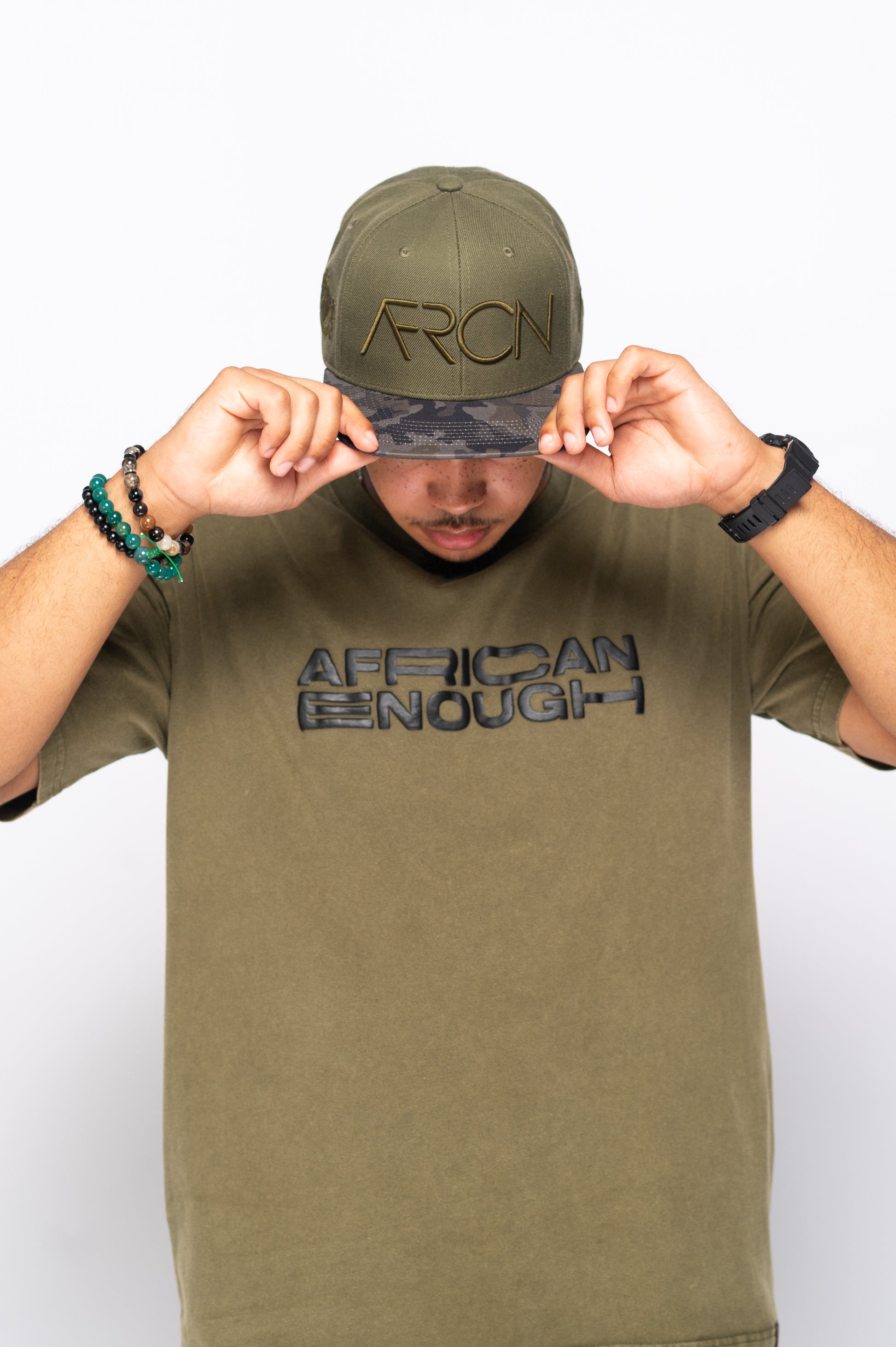 AFRCN Snapback Bundle – Pan African & Military-Inspired Set of 2