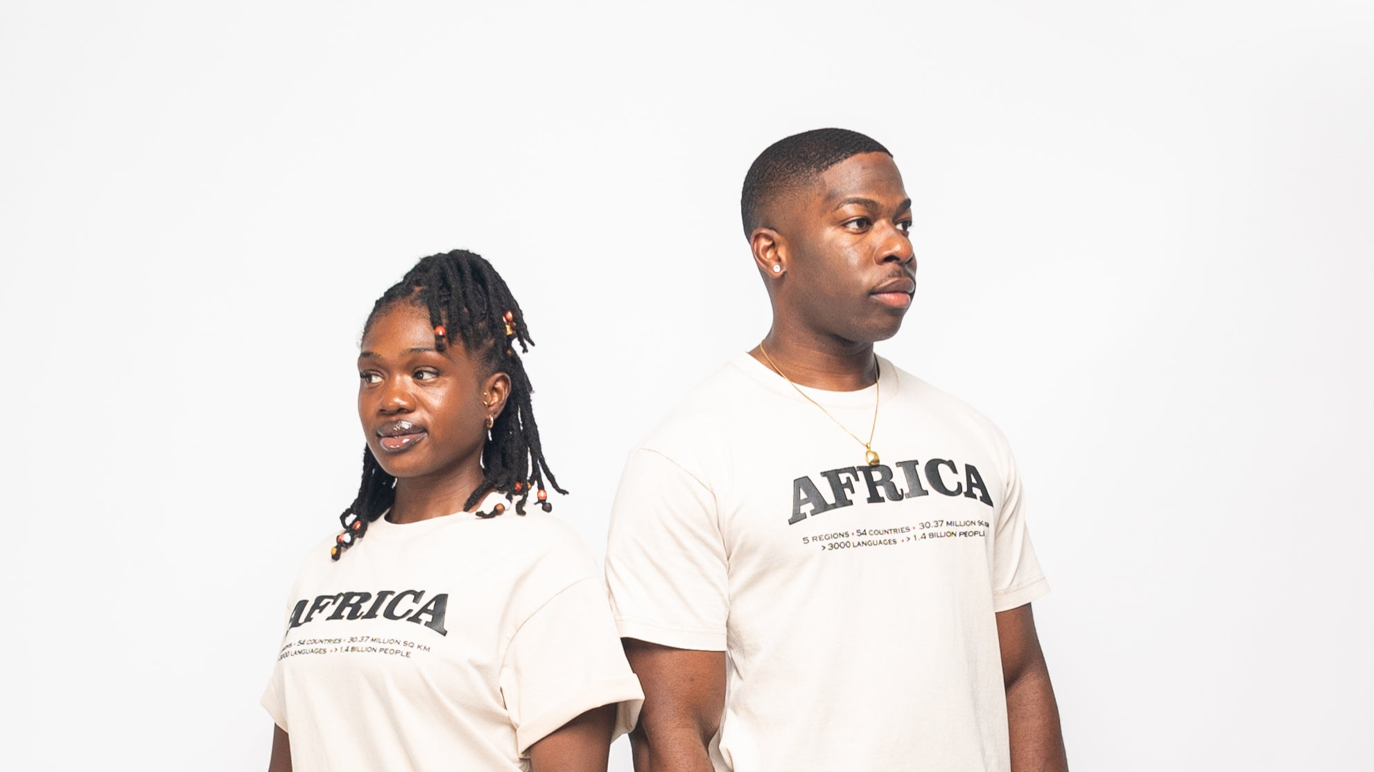 All African Vintage Tee Bundle – Ebony & Ivory Set