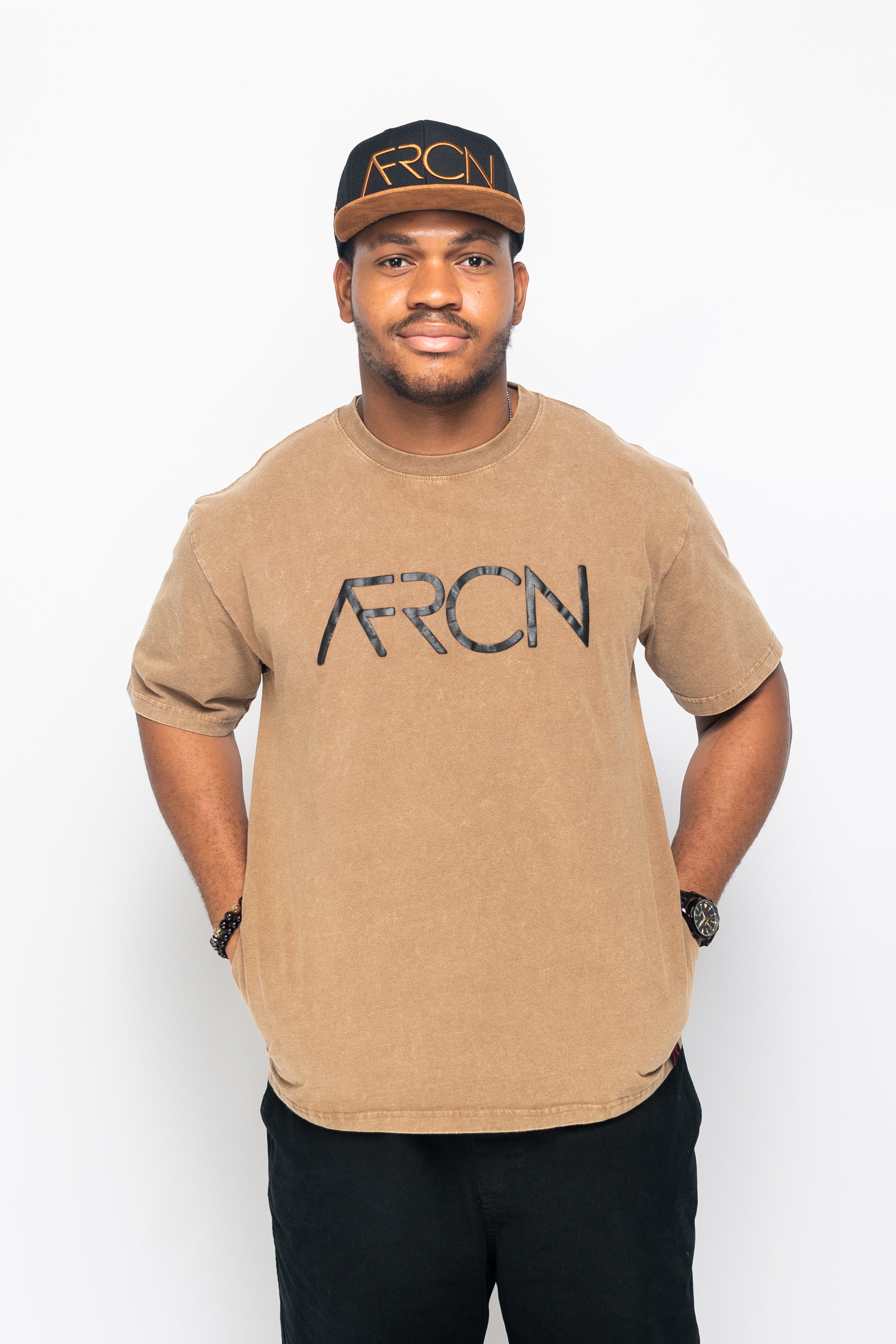 The AFRCN Vintage Tee – Sahara Edition | Bold & Unapologetic