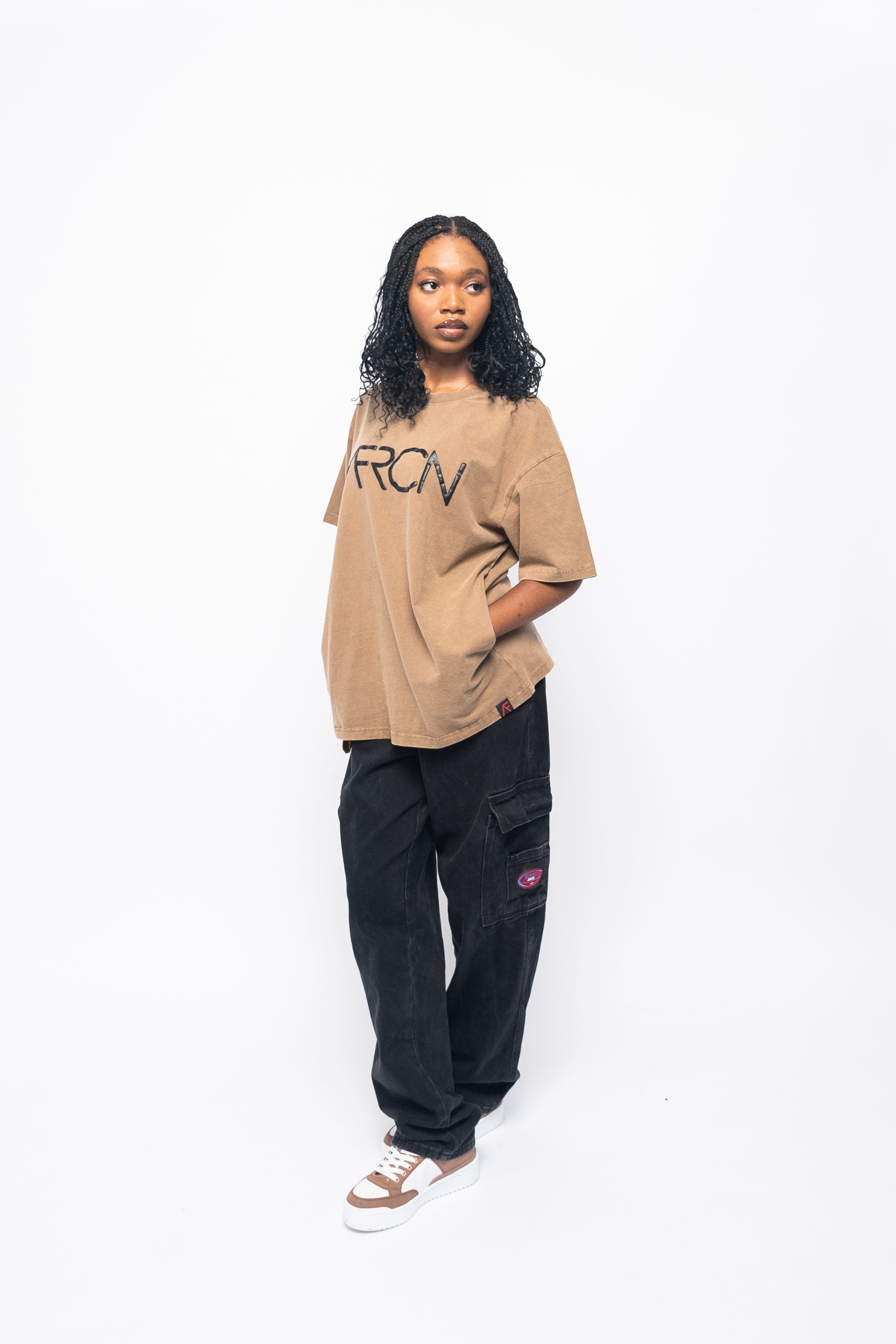 The AFRCN Vintage Tee – Sahara Edition | Bold & Unapologetic