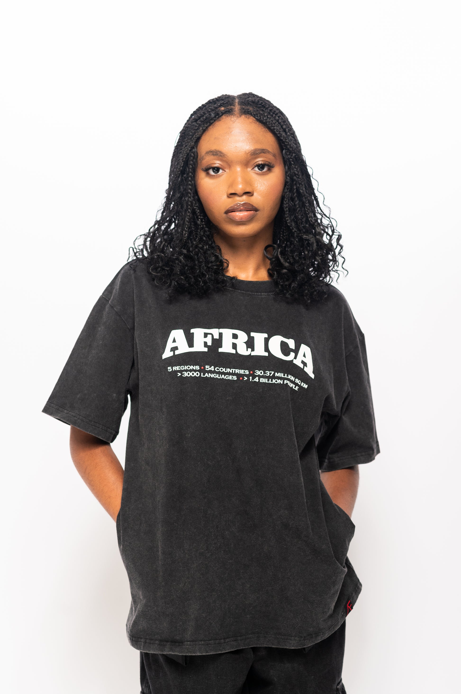 All African Vintage Tee – Ebony Edition