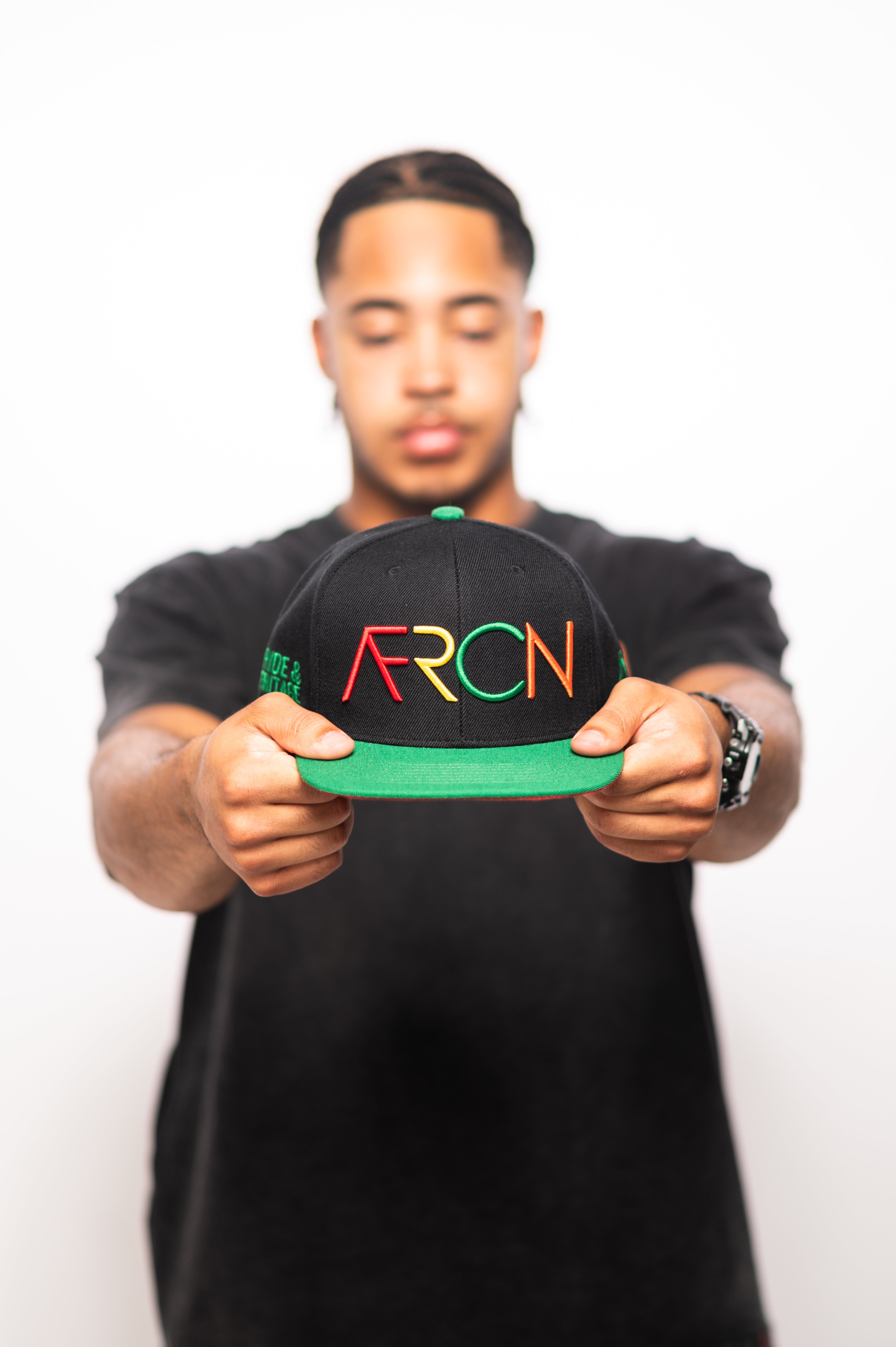 AFRCN Snapback Hat- Pan African