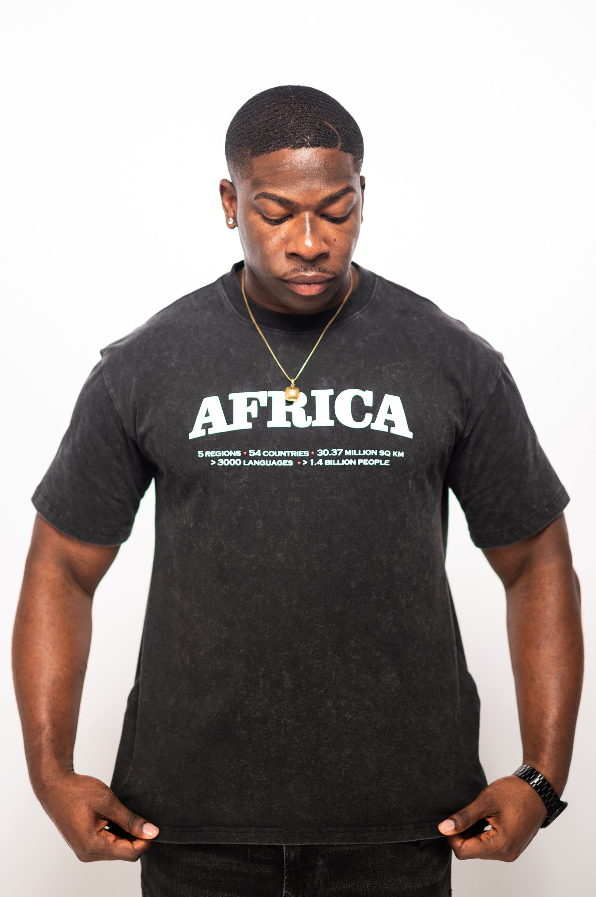 All African Vintage Tee – Ebony Edition