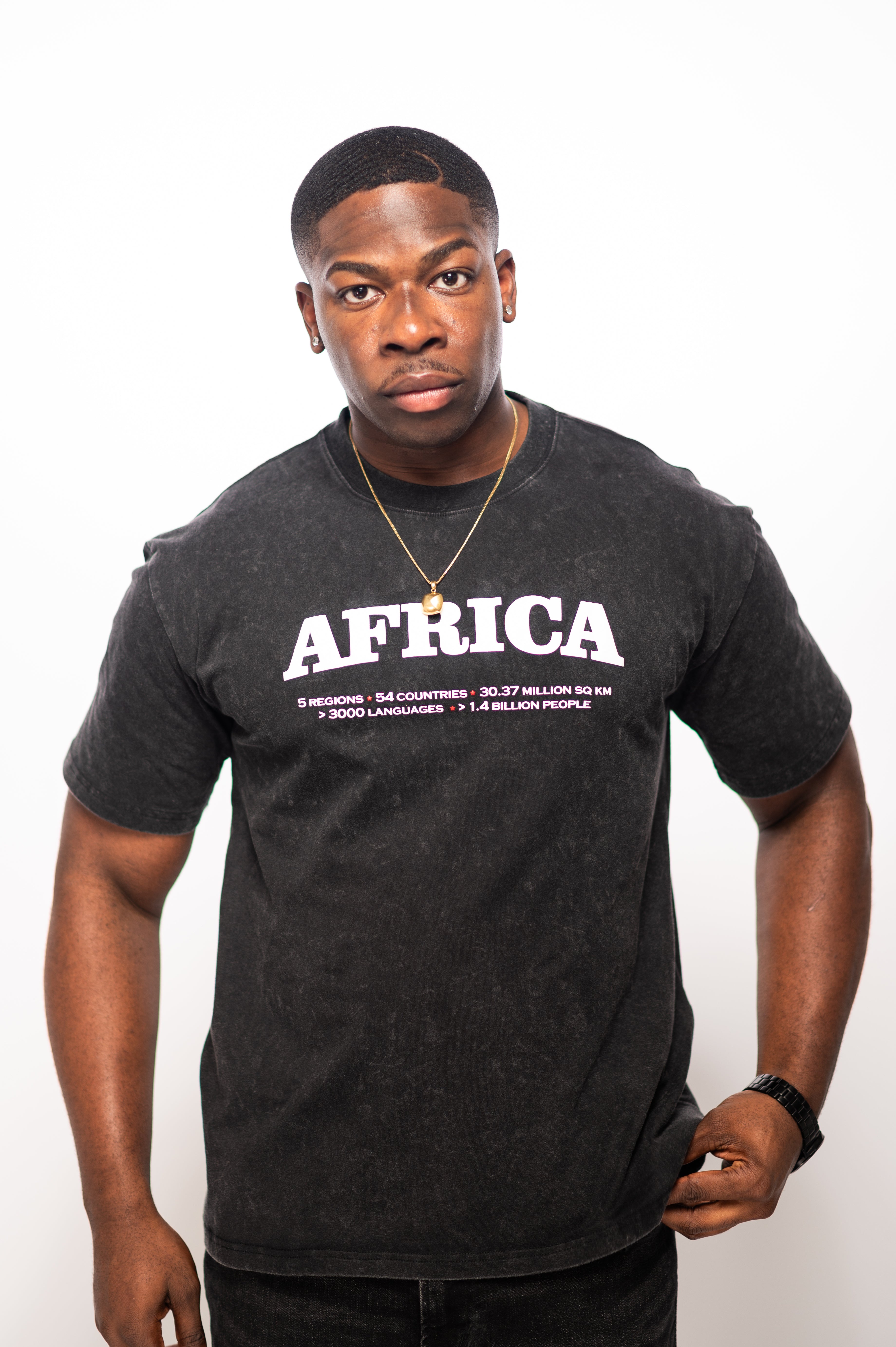 All African Vintage Tee Bundle – Ebony & Ivory Set