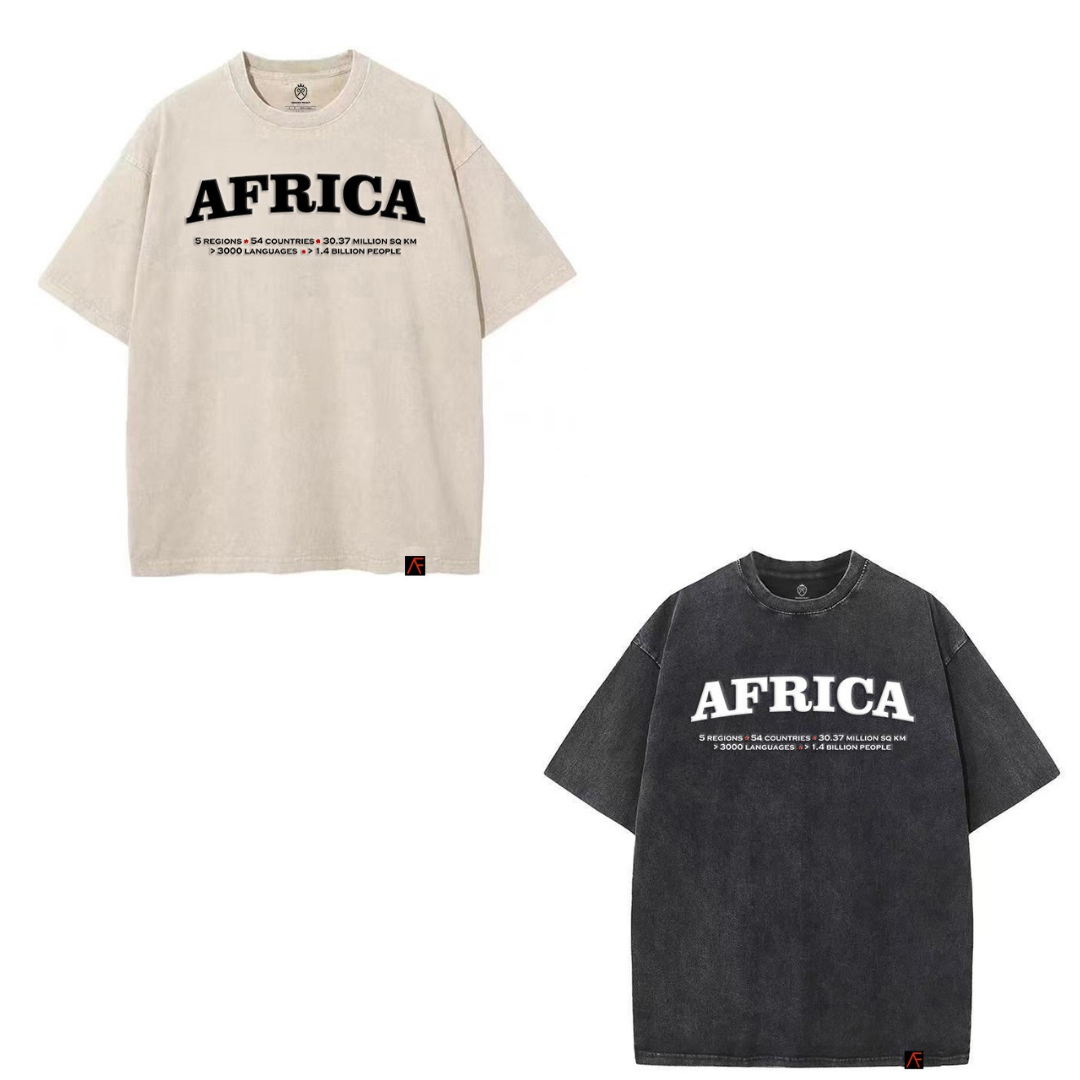 All African Vintage Tee Bundle – Ebony & Ivory Set